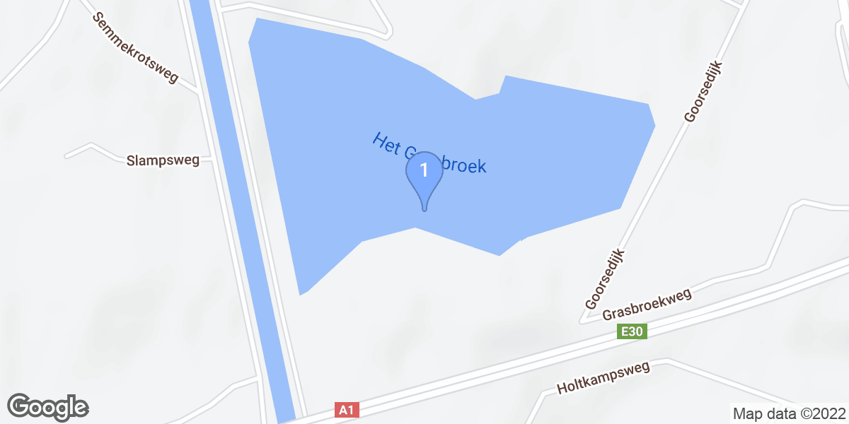 Bornerbroek dive site map