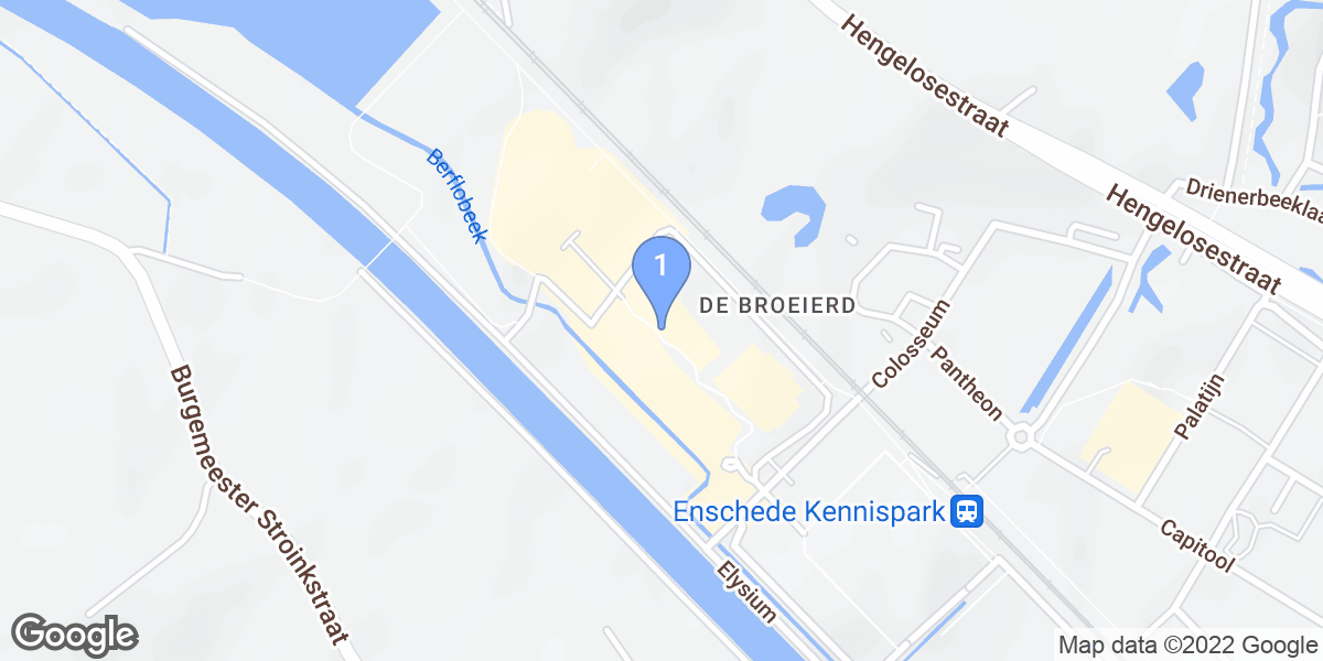 Enschede dive site map