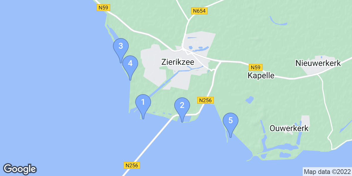 Zierikzee dive site map