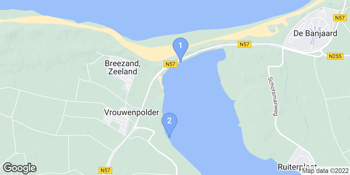 Vrouwenpolder dive site map
