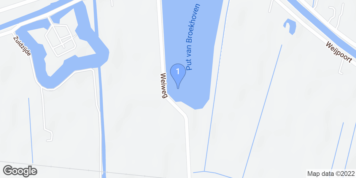 Nieuwerbrug aan den Rijn dive site map