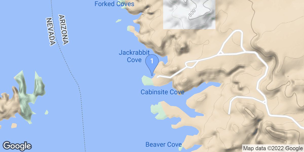 Bullhead City dive site map