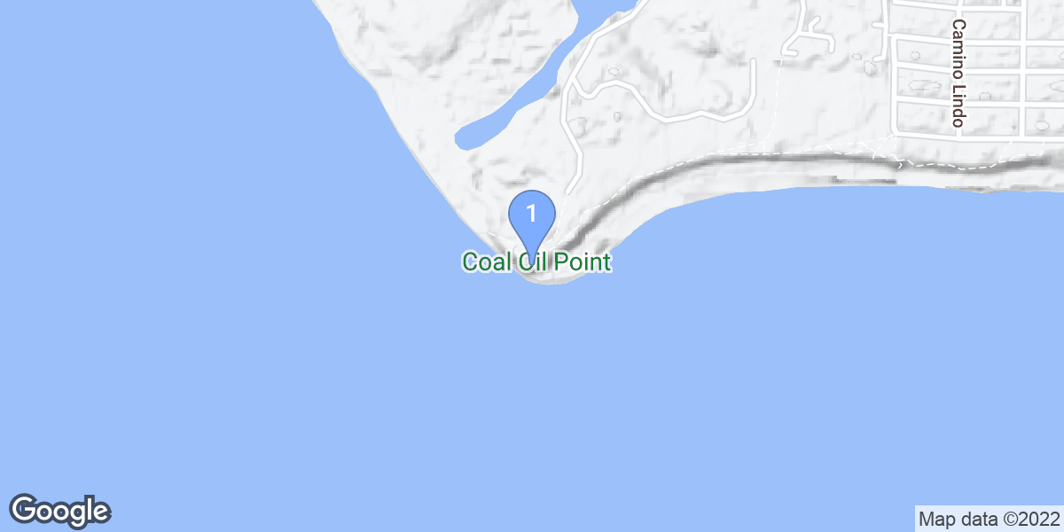 Isla Vista dive site map