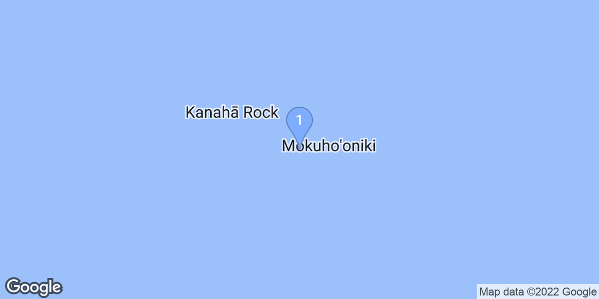 Napili-Honokowai dive site map