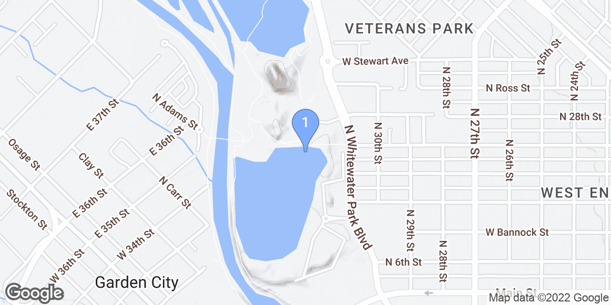 Boise dive site map