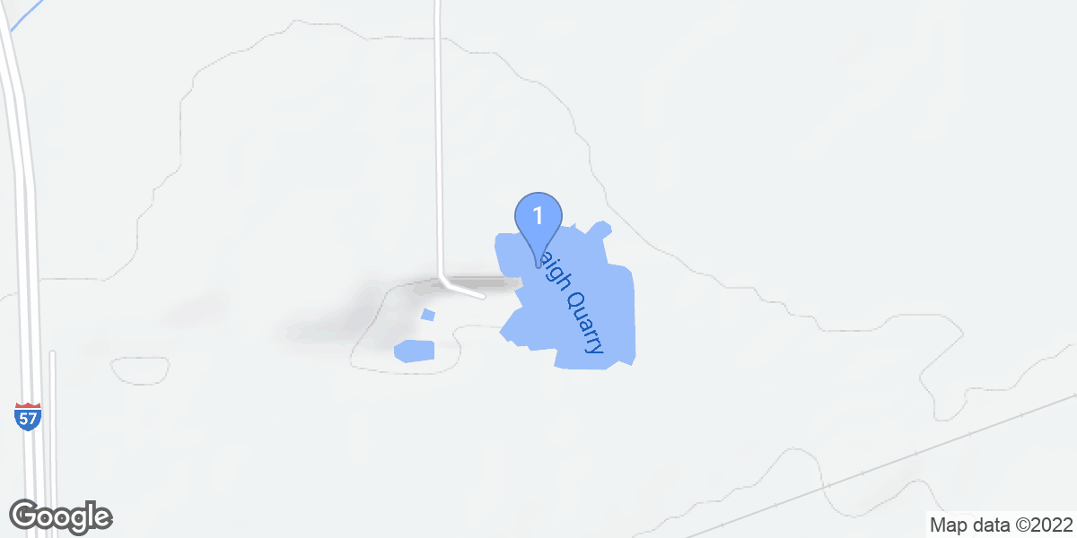Kankakee dive site map