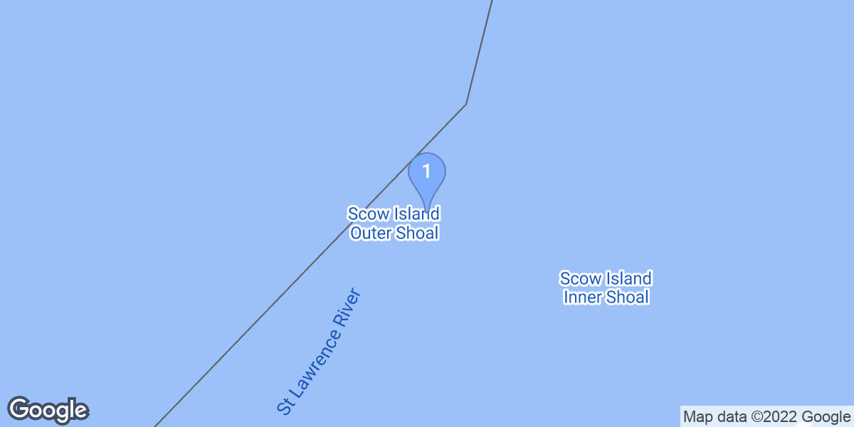Schermerhorn Landing dive site map