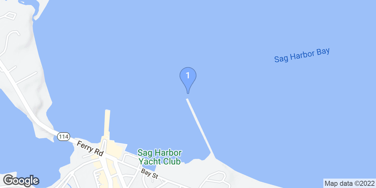 Sag Harbor dive site map
