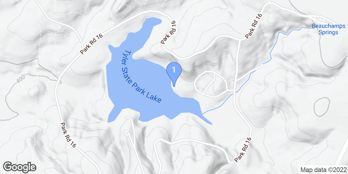 Tyler dive site map