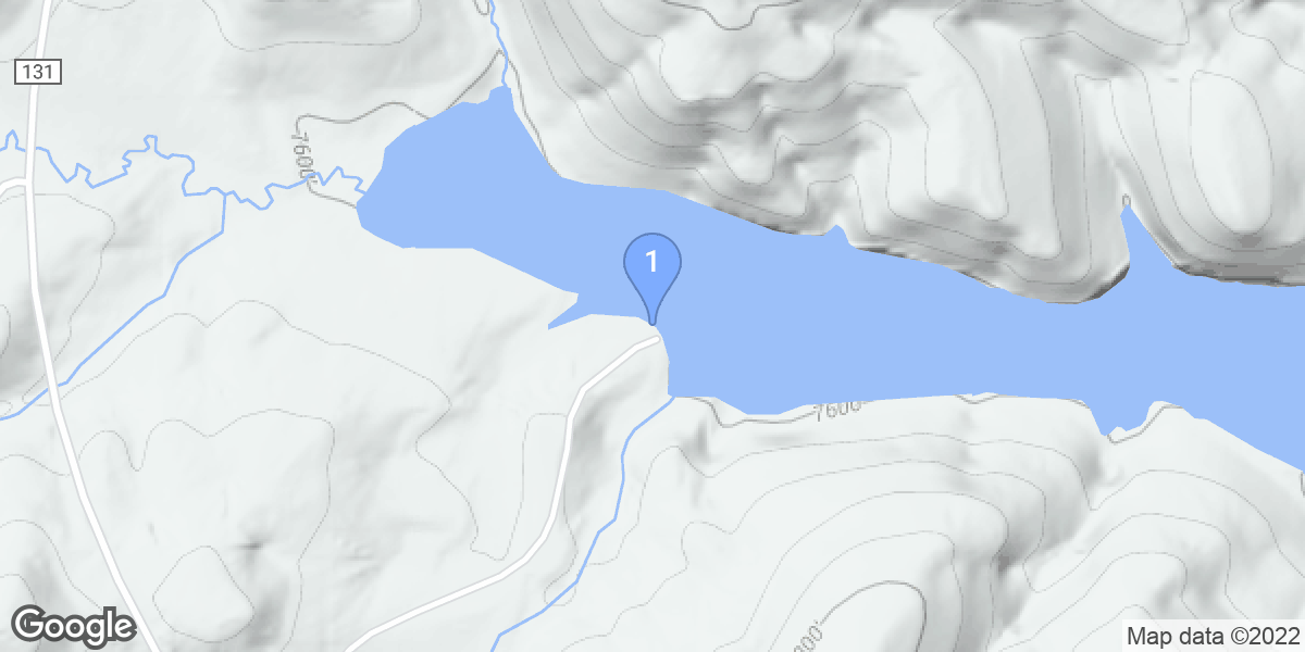 West Portal dive site map