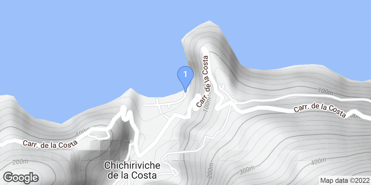 Chichiriviche de la Costa dive site map